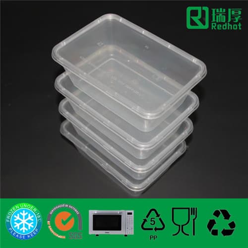 Plastic Food Storage Microwave Containers 750